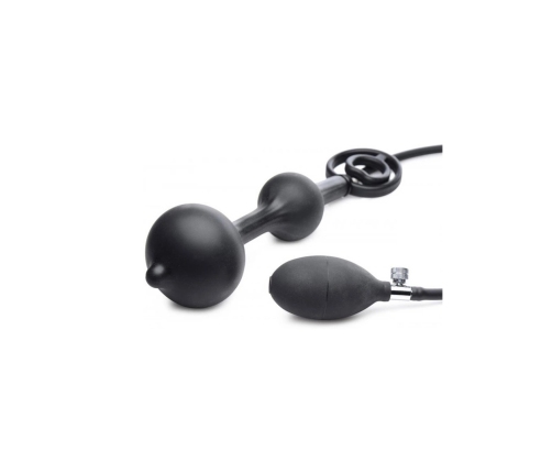 Inflatable Silicone Anal Plug + Cock and Ball Ring