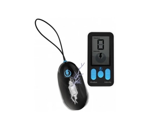 Vibrating and E-Stim Silicone Egg + Remote Control