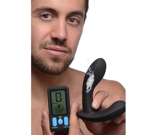 E-Stim Pro - Silicone Vibrating Prostate Massager + Remote Control