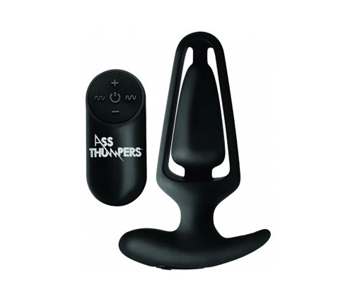 Hollow Anal Plug with Remote Control and 7 Speeds