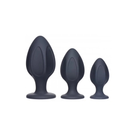 XR Brands Triple Juicers Silicone Anal Trainer Set - Graduated Sizes XR Brands Triple Juicers Silicone Anal Trainer Set - Graduated Sizes