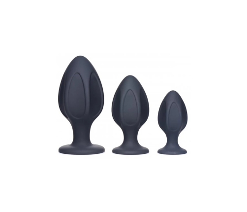 XR Brands Triple Juicers Silicone Anal Trainer Set - Graduated Sizes