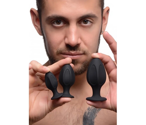 XR Brands Triple Juicers Silicone Anal Trainer Set - Graduated Sizes