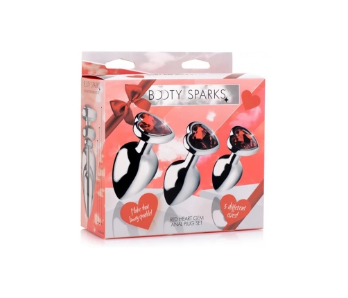 Red Heart - Butt Plug Set