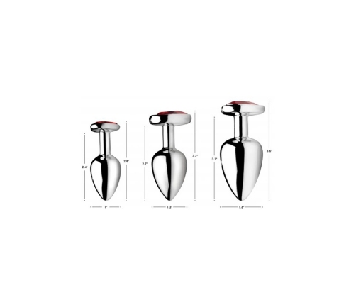 Red Heart - Butt Plug Set