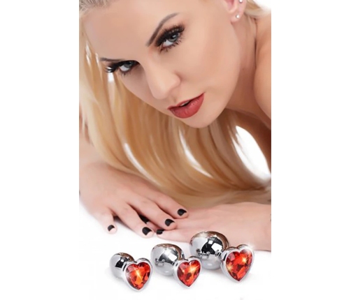 Red Heart - Butt Plug Set