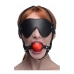 ST Blindfold Harness with Ball Gag
