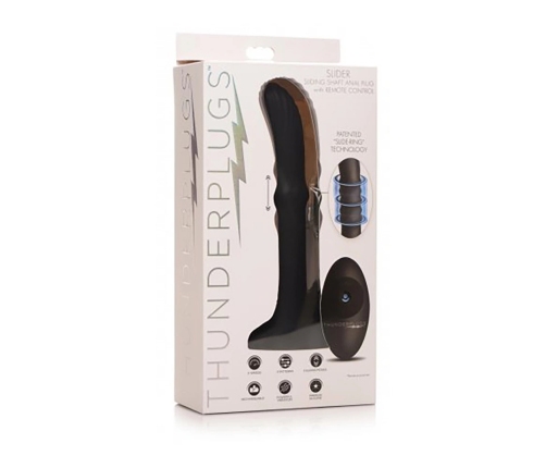 Sliding Shaft - Silicone Vibrator with Remote Control