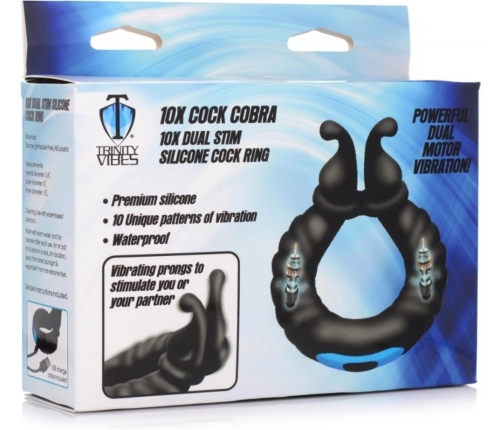 Cobra - Dual Stimulation Silicone Cockring