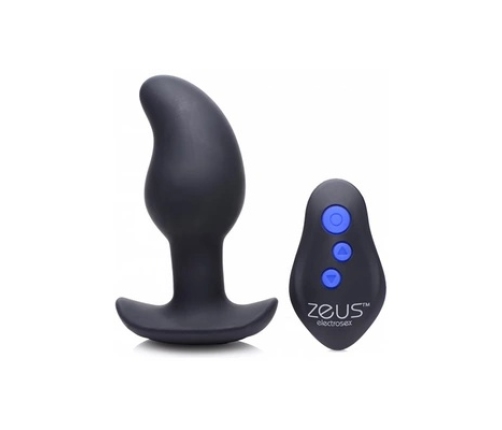 Vibrating and E-Stim Silicone Prostate Massager + Remote Control
