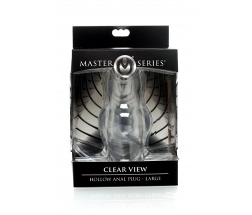 Clear View - Hollow Anal Plug - Large