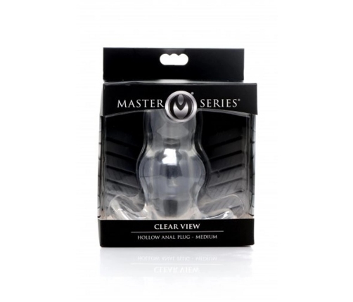 Clear View - Hollow Anal Plug - Medium