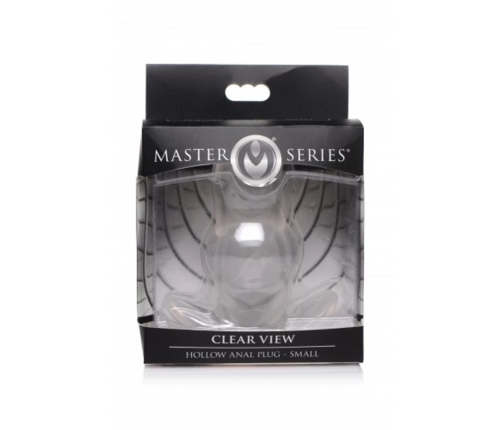 Clear View - Hollow Anal Plug - Small
