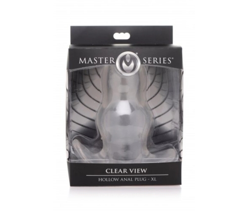 Clear View - Hollow Anal Plug - Extra Large