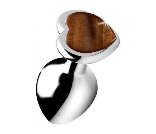 Tiger Eye Heart - Butt Plug - Medium