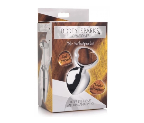 Tiger Eye Heart - Butt Plug - Medium