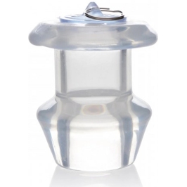 Ass Bung - Clear Hollow Anal Dilator with Plug - Large