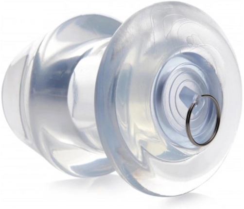 Ass Bung - Clear Hollow Anal Dilator with Plug - Extra Large