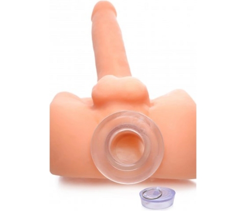 Ass Bung - Clear Hollow Anal Dilator with Plug - Extra Large
