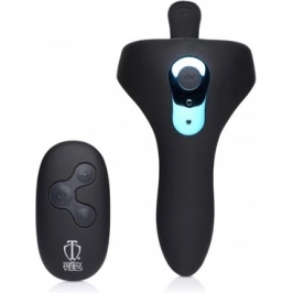 Power Taint - Silicone Cock and Ball Ring with Remote Control