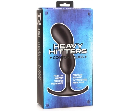 XR Brands Master Series Silicone Weighted Prostate Plug Large