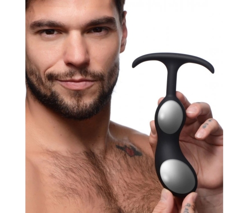 XR Brands Master Series Silicone Weighted Prostate Plug Large