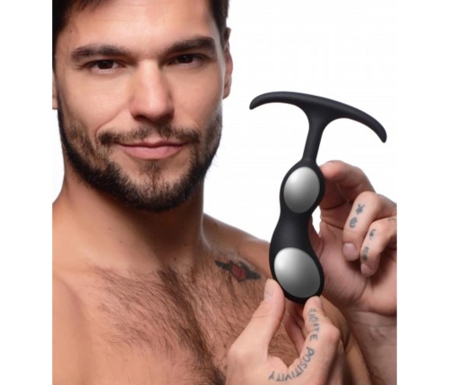 Premium Silicone Weighted Prostate Plug - Medium