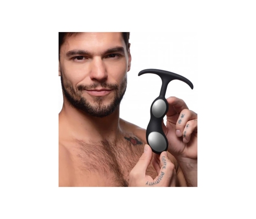 Premium Silicone Weighted Prostate Plug - Medium