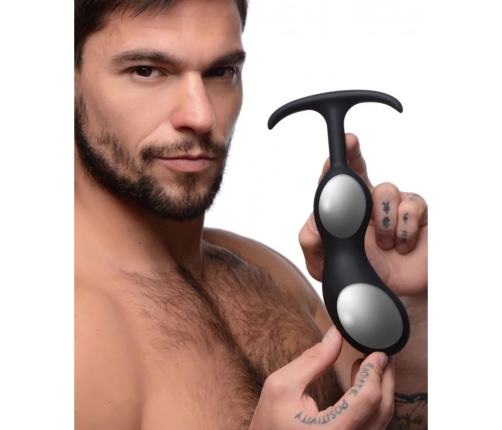 Premium Silicone Weighted Prostate Plug - Extra Large