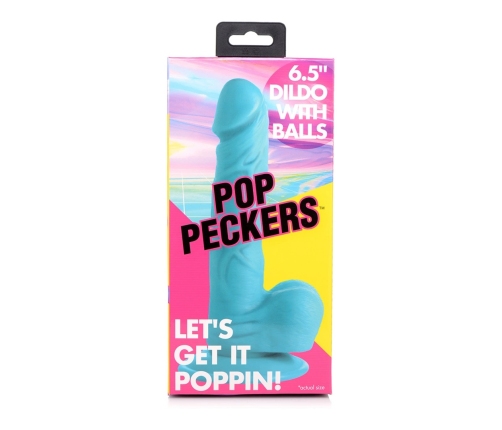 POP - Dildo with Balls - 6.5 / 16.5 cm