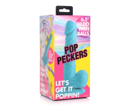 POP - Dildo with Balls - 6.5 / 16.5 cm