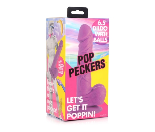 POP - Dildo with Balls - 6.5 / 16.5 cm
