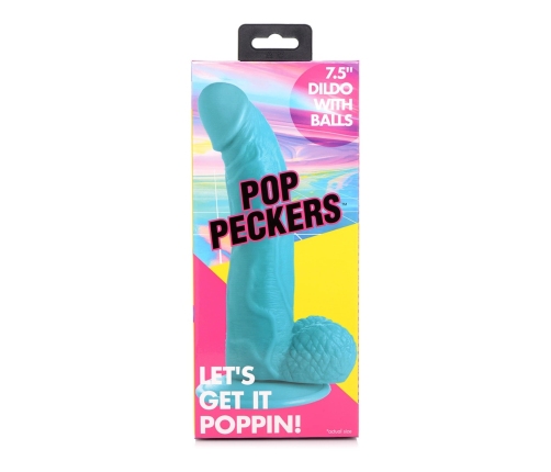 POP - Dildo with Balls - 7.5 / 19 cm