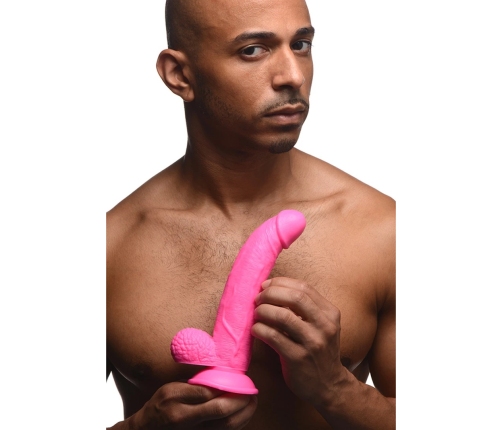 POP - Dildo with Balls - 7.5 / 19 cm