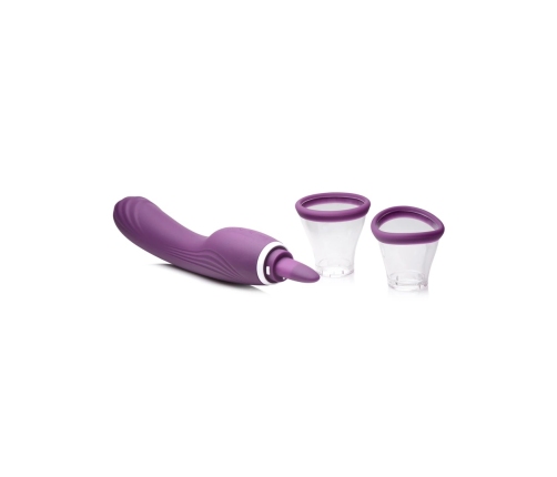 Lickgasm - 8x Licking and Sucking Vibrator - Purple