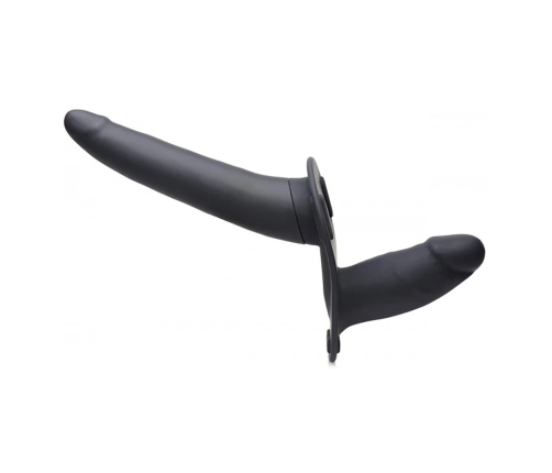 Pegger Beginner - Vibrating Double Dildo + Harness