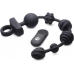 Dark Rattler - Vibrating Silicone Anal Beads with Remote Control
