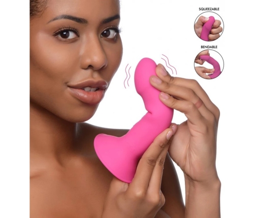 Squeezable Vibrating Dildo