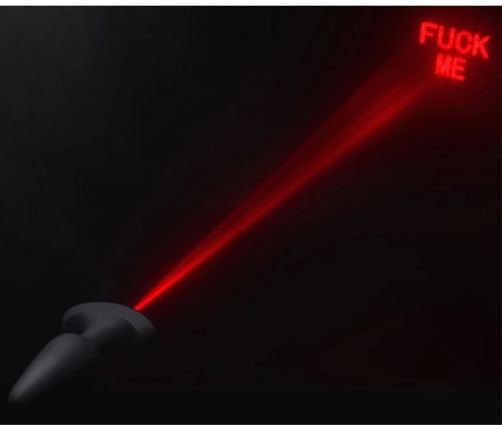 Laser Hart - Butt Plug with Remote Control - Small