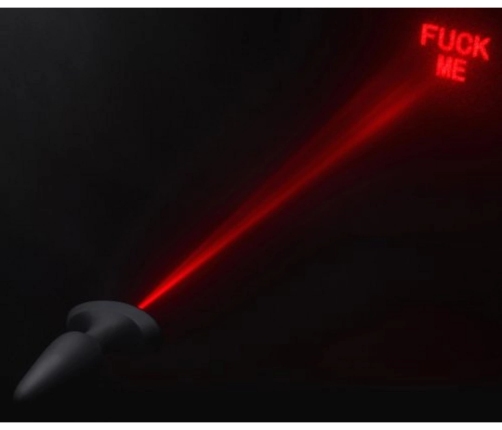 Laser Fuck Me - Butt Plug with Remote Control - Small
