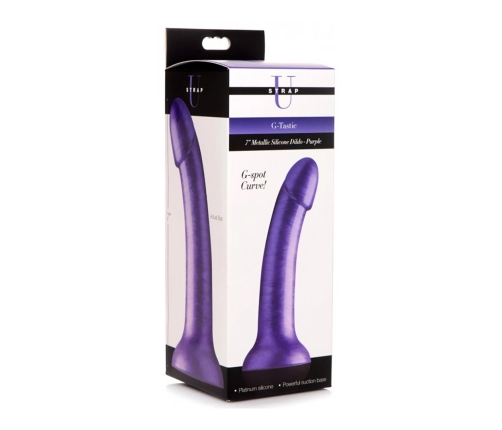 G-Tastic - Metal Silicone Dildo - 7 / 17,8 cm
