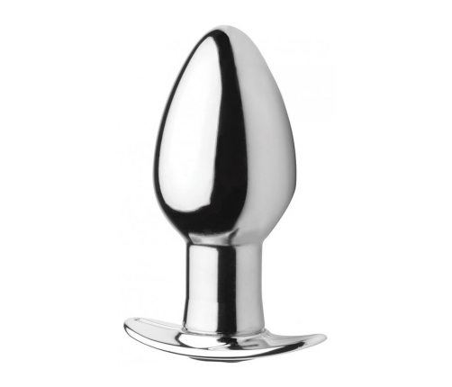 Chrome Blast - Rechargeable Butt Plug - Large