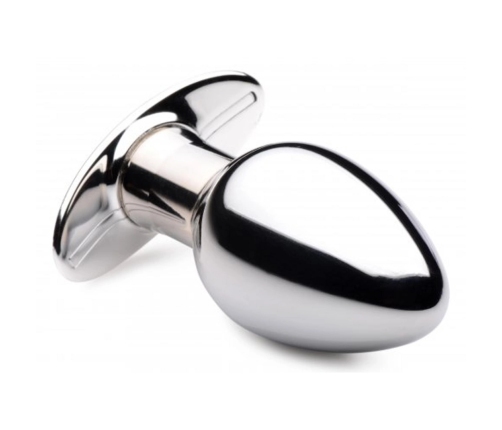 Chrome Blast - Rechargeable Butt Plug - Large
