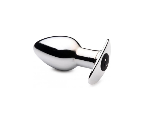 Chrome Blast - Rechargeable Butt Plug - Large