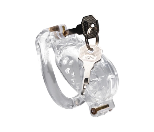 Double Lockdown - Lockable Adjustable Chastity Cage