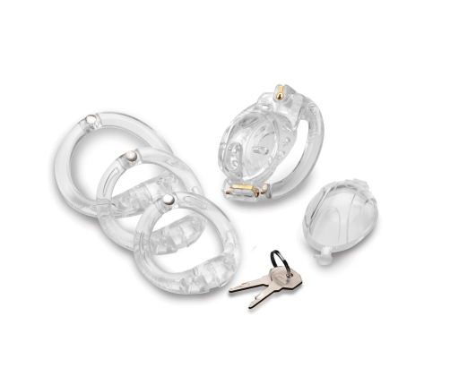 Double Lockdown - Lockable Adjustable Chastity Cage