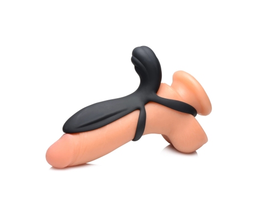 Silicone Vibrating Penis Sleeve with Remote Control