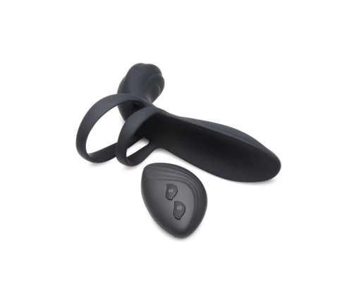 Silicone Vibrating Penis Sleeve with Remote Control