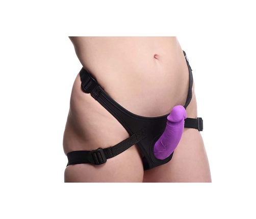 Double Charmer - Silicone Double Dildo with Harness