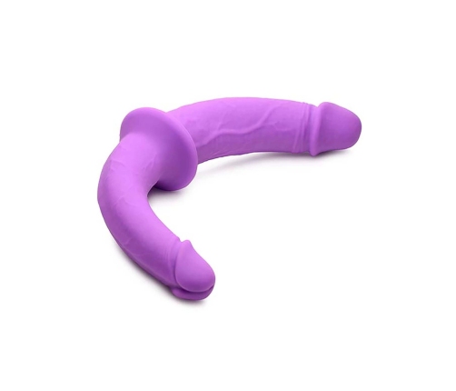 Double Charmer - Silicone Double Dildo with Harness